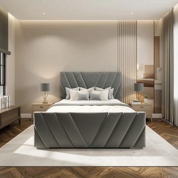 Luma V Lined Designer Bed