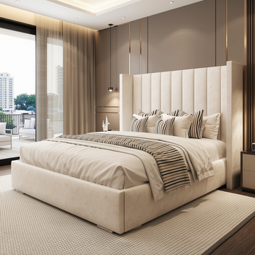 Odessa Dream Wingback Bed