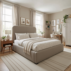 Hawaii Cream Boucle Bed Frame