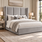 Amelia Wingback Bed Frame