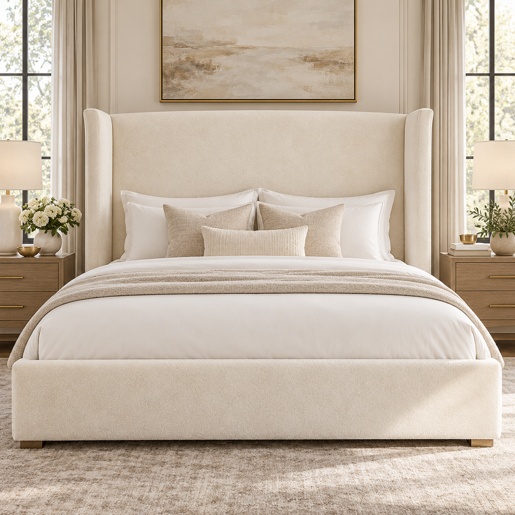 Odessa Wingback Bed Frame