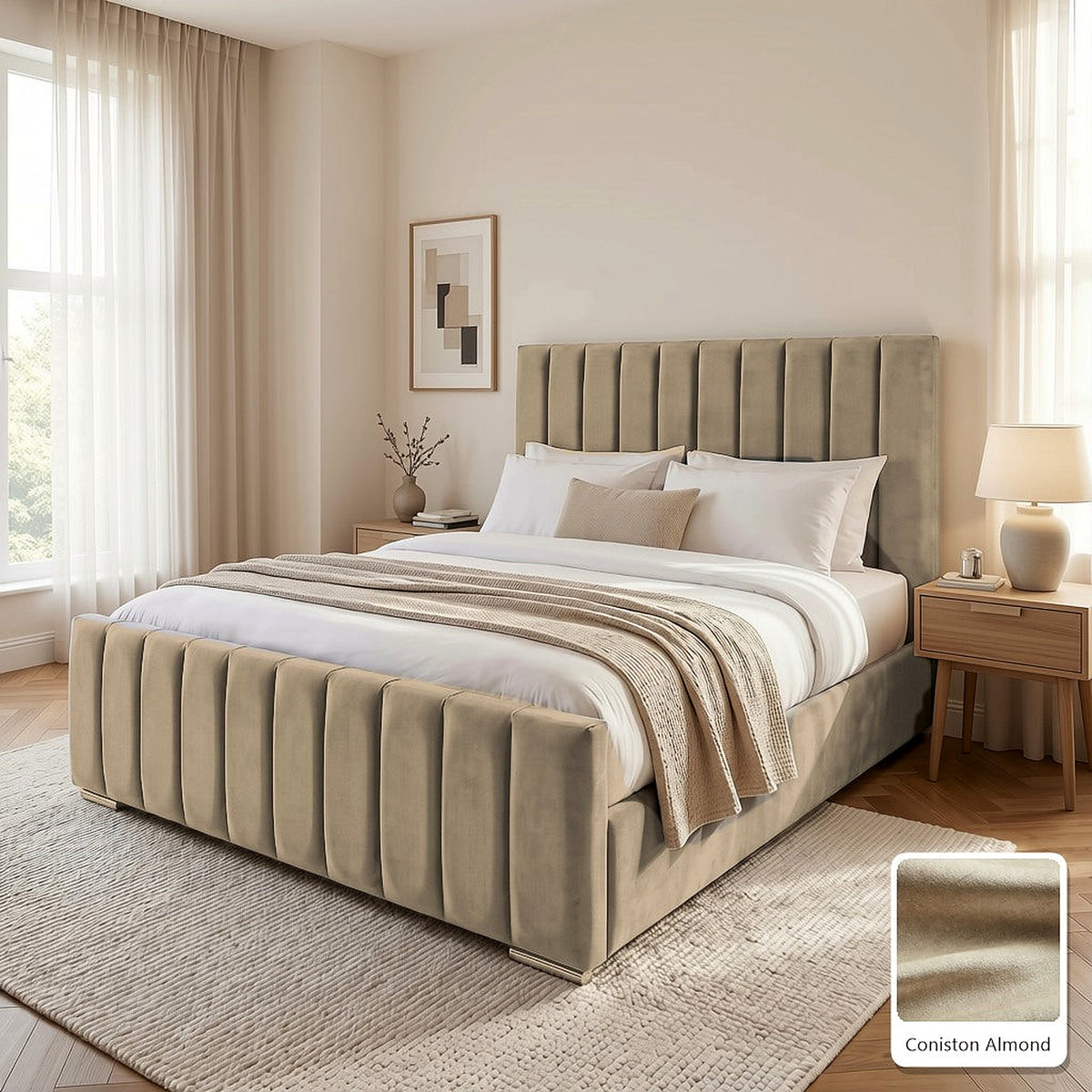 Clara Upholstered Bed Frame