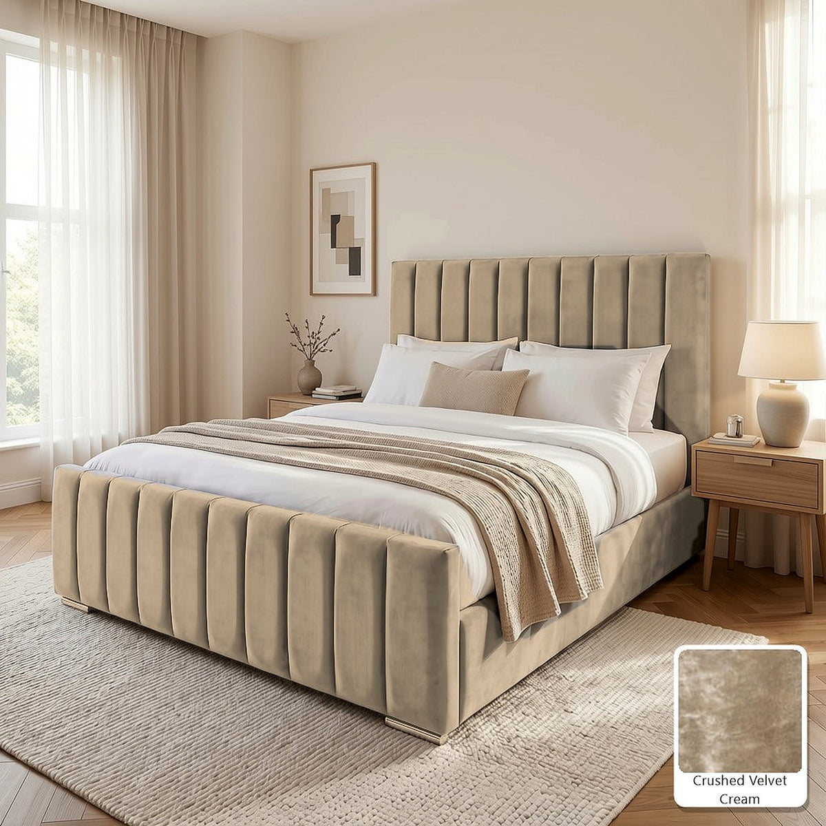 Clara Upholstered Bed Frame