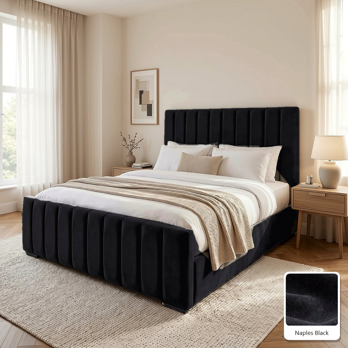 Clara Upholstered Bed Frame