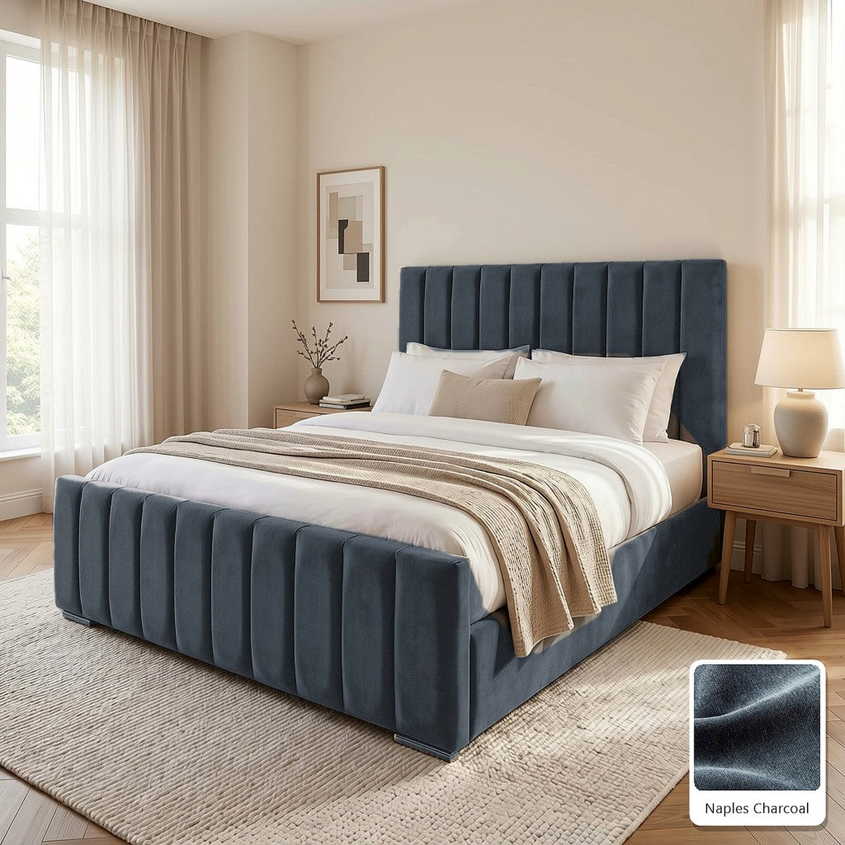 Clara Upholstered Bed Frame