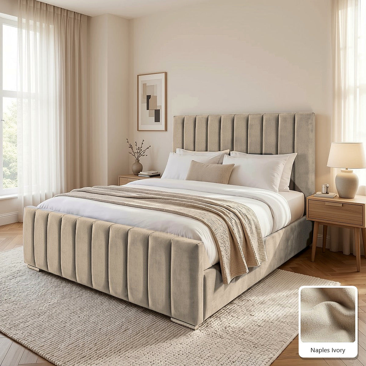 Clara Upholstered Bed Frame
