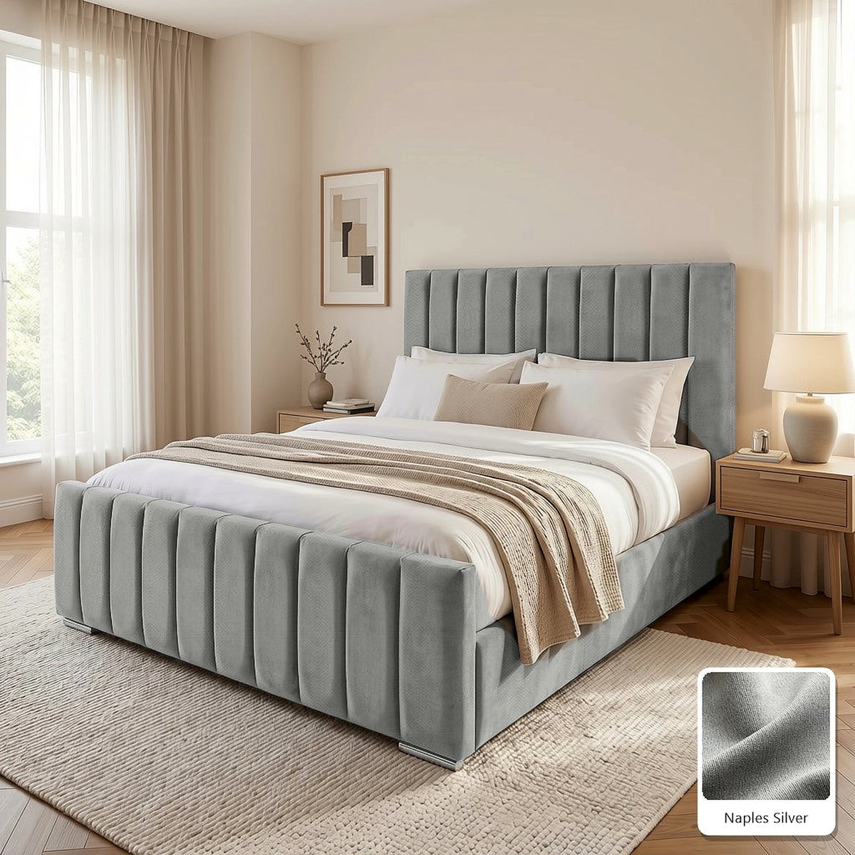 Clara Upholstered Bed Frame