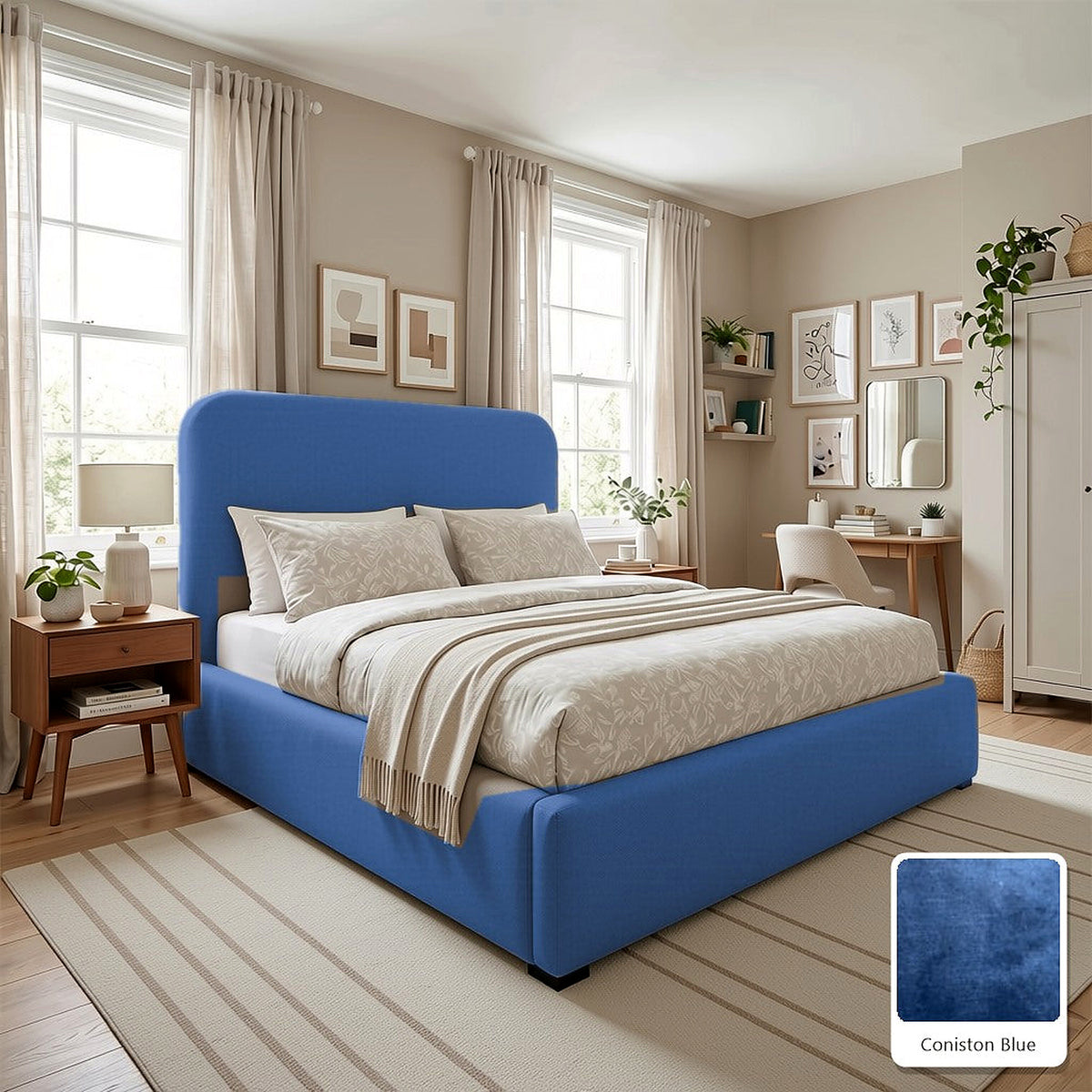 Hawaii Cream Boucle Bed Frame