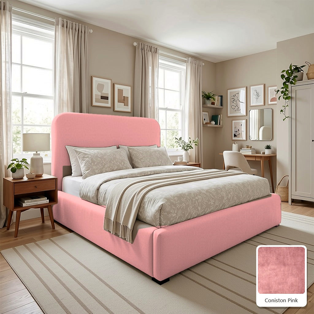 Hawaii Cream Boucle Bed Frame