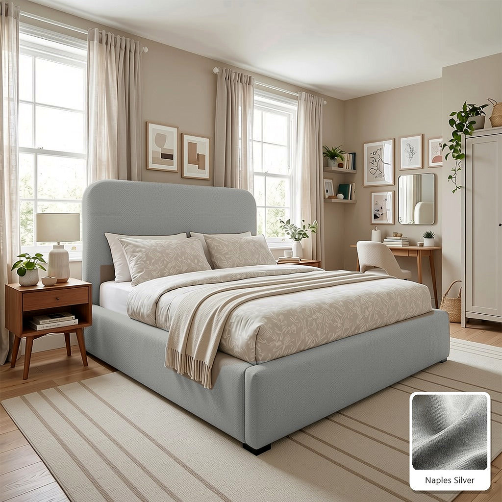 Hawaii Cream Boucle Bed Frame