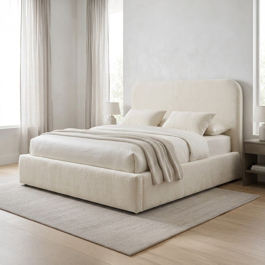 Hawaii Bed Frame in Plush Cream