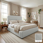 Hawaii Cream Boucle Bed Frame