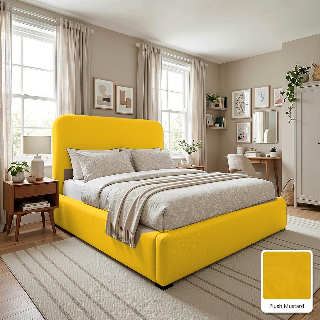 Hawaii Cream Boucle Bed Frame