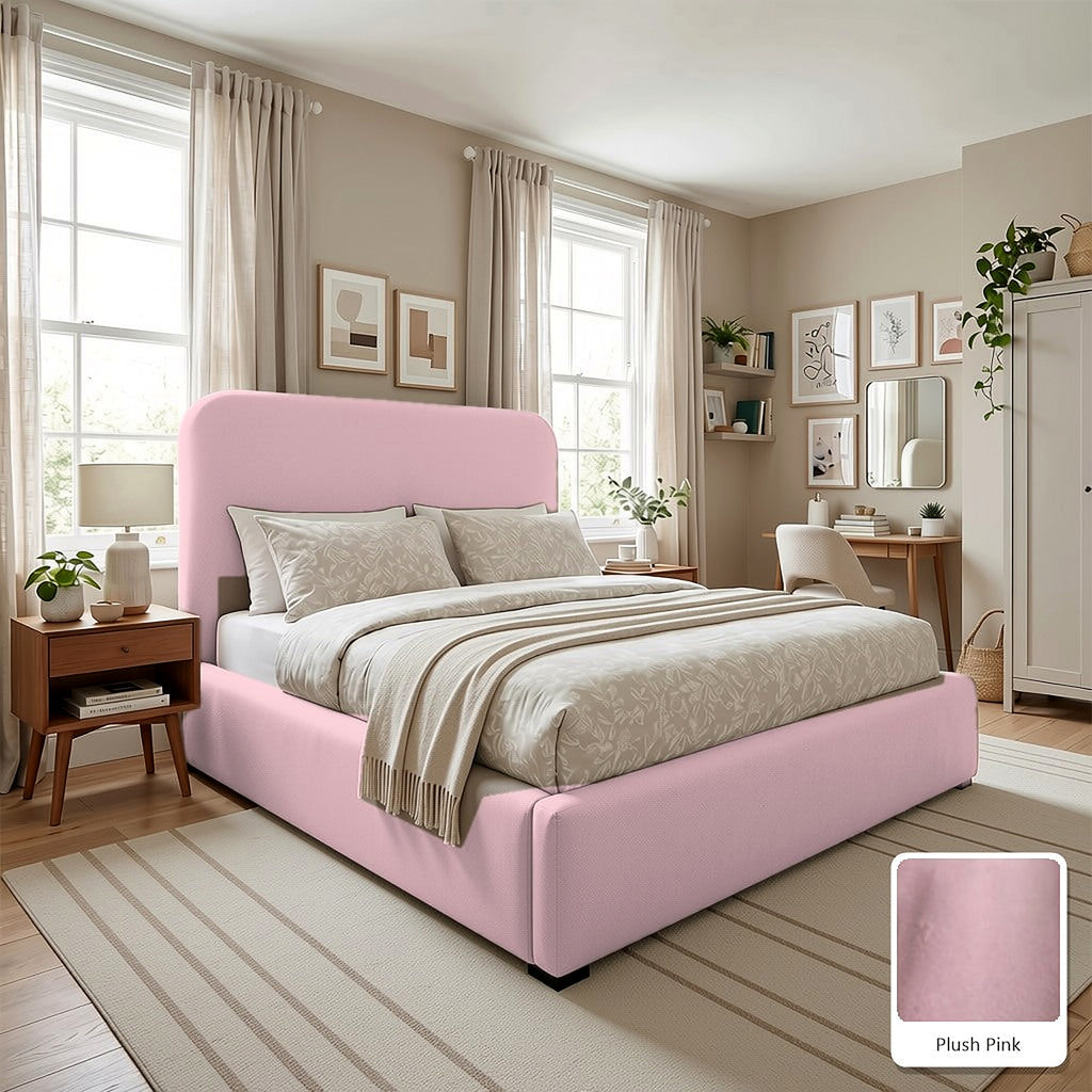 Hawaii Cream Boucle Bed Frame