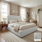 Hawaii Cream Boucle Bed Frame