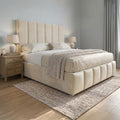 Mayfair Upholstered Bed Frame in Plush Cream