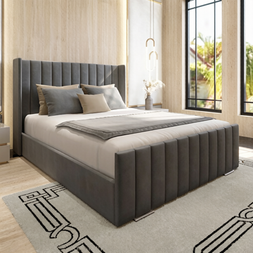 Premium Vela Bed frame with Optional Ottoman Storage