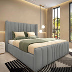 Nova Panelled Wingback Bed Frame