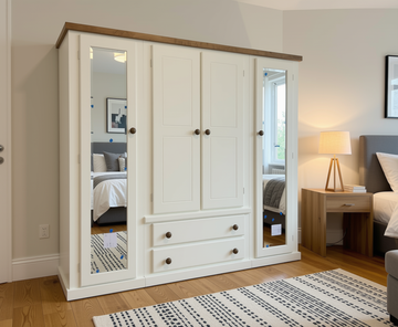 4 Door 2 Drawer Quad Wardrobe
